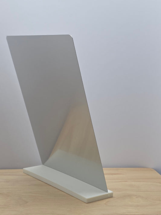 Rear view showing the included freestanding stand