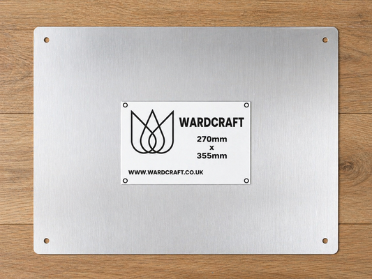 02 Standard pre made Metal sign size upgrade 270mm x 355mm